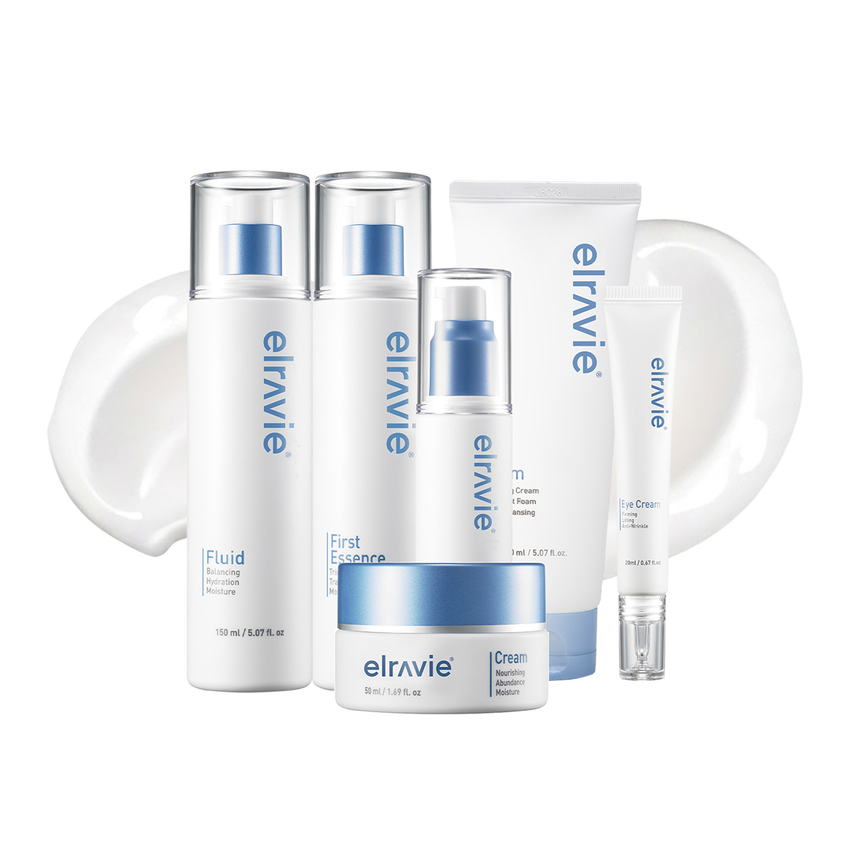 Bộ Skincare Elravie Chăm Sóc Da Hoàn Hảo- Set 6 Sản Phẩm Làm Sạch, Dưỡng Ẩm Mỗi Ngày