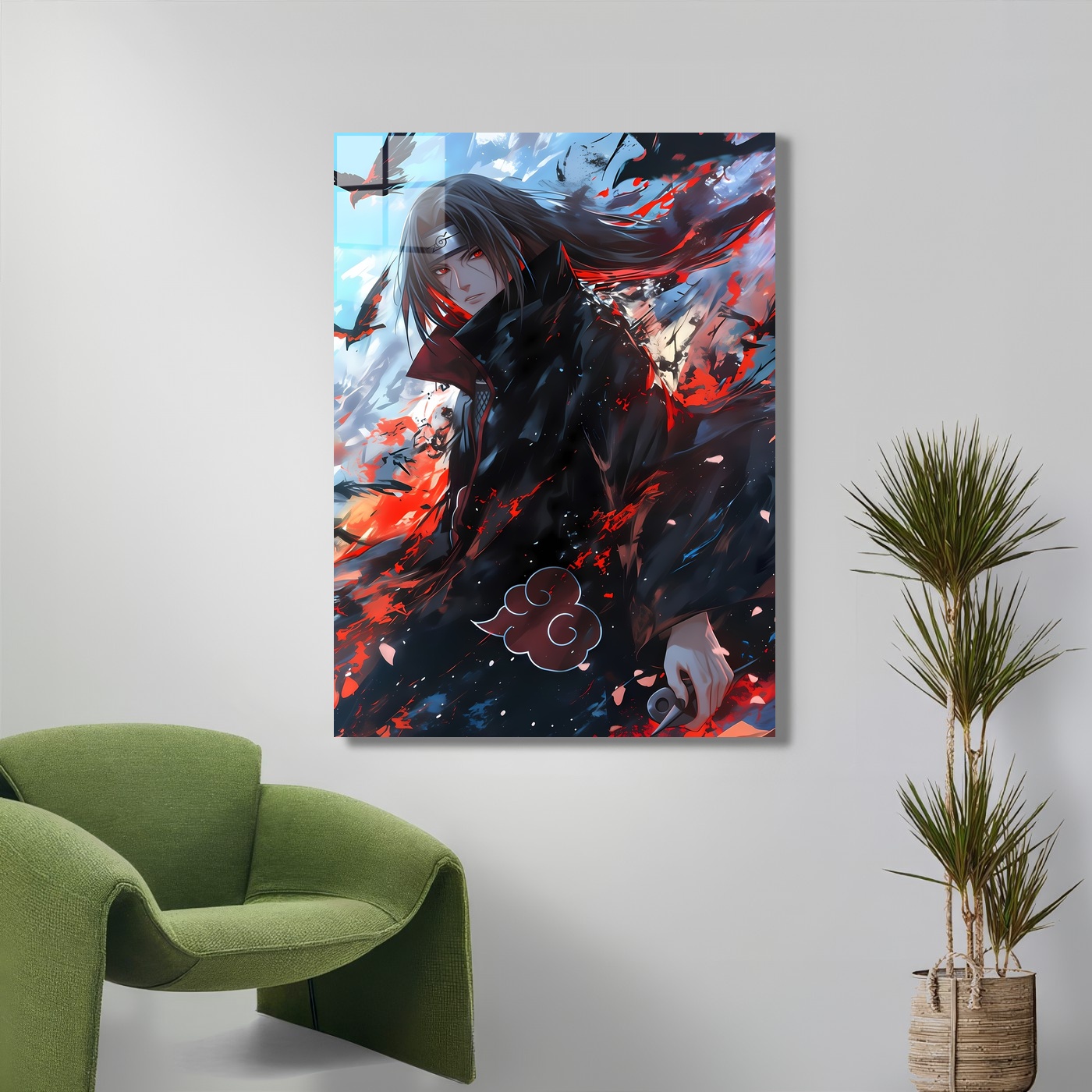 Itachi Uchiha Intense Sharingan Flame — ANM-ITC-600