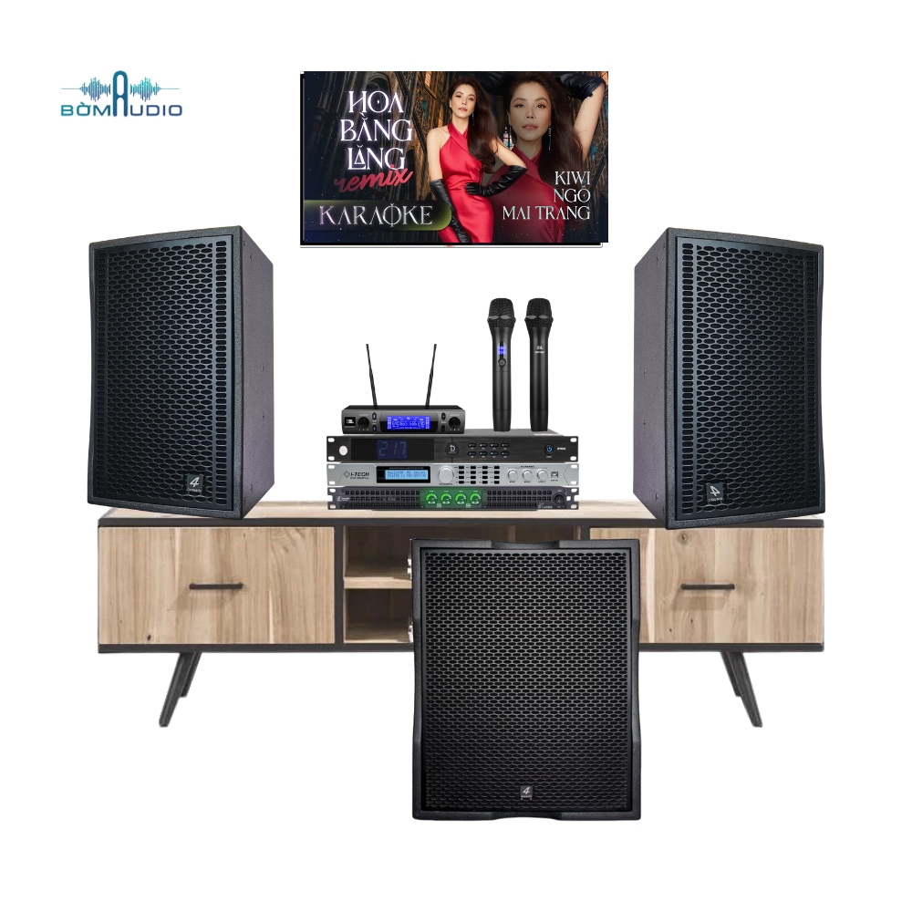 Combo Karaoke 4M2 Vang Số ITECH DSP 9900 PLUS + Cục Đẩy 4ACOUSTIC SX43500 + Mic JBL VM300 + Quản Lý Nguồn DBACOUSTIC DB SP600S + Loa Full 4ACOUSTIC DR12 + Loa Subwoofer 4ACOUSTIC 115BS_thumbnail_1