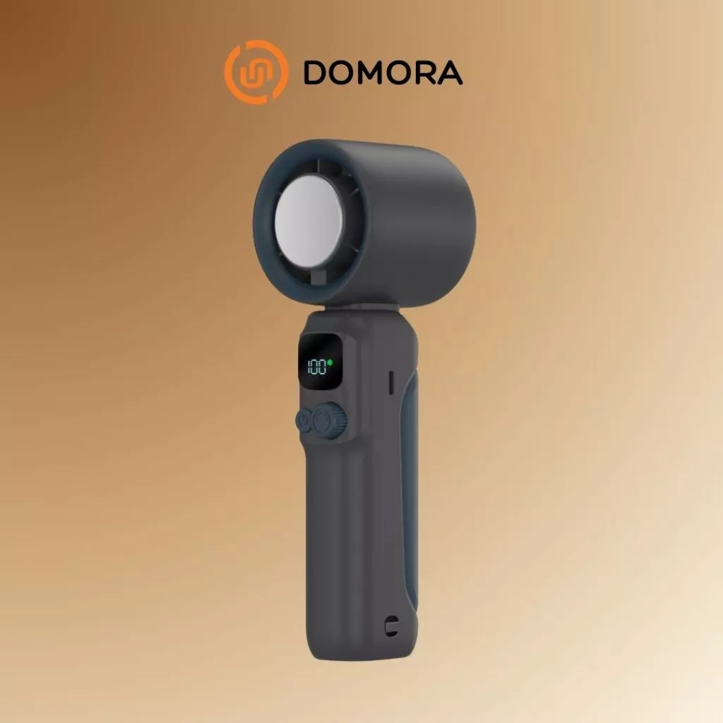 Quạt cầm tay mini DOMORA tốc độ cao, điều chỉnh100 cấp độ, làm mát nhanh_thumbnail_7
