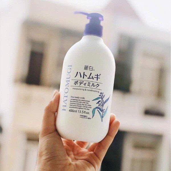 SỮA DƯỠNG THỂ LÀM TRẮNG DA HATOMUGI BODY MILK 400ML_thumbnail_6