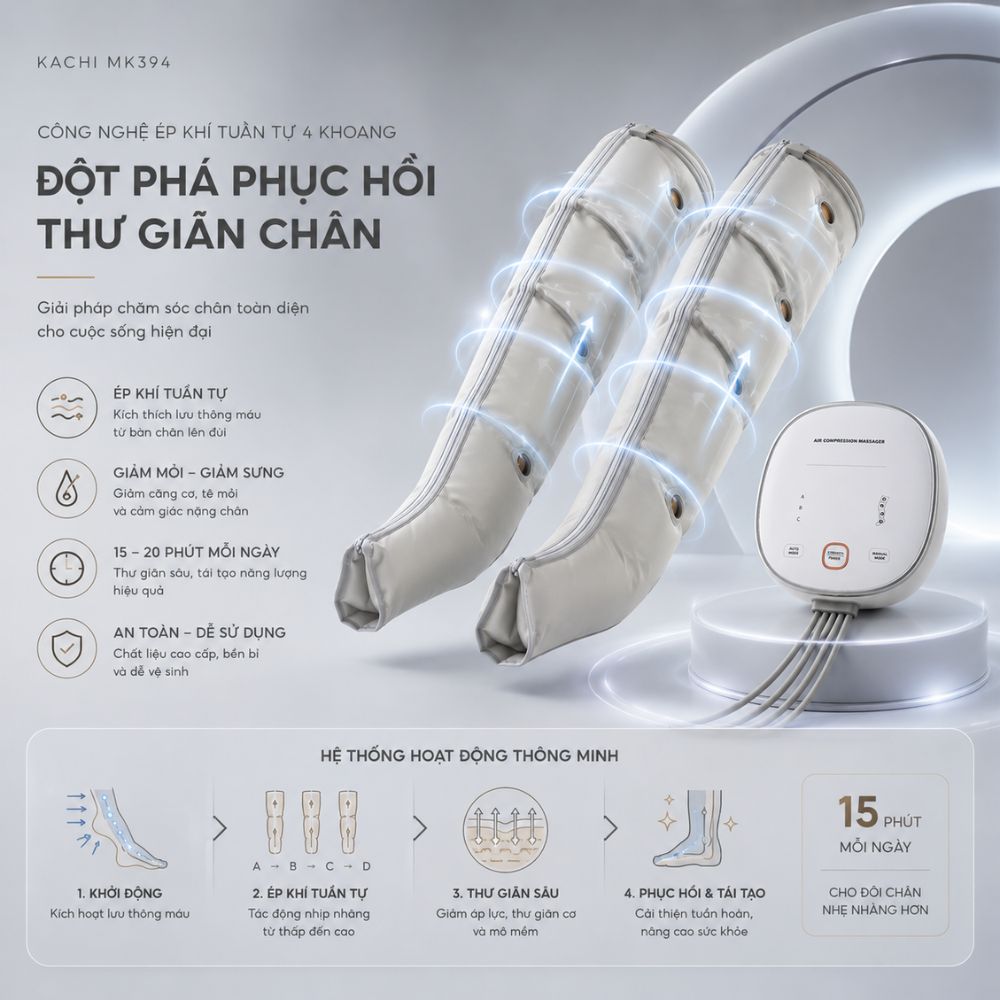 Máy nén ép trị liệu suy giãn tĩnh mạch chân Kachi MK394_thumbnail_14