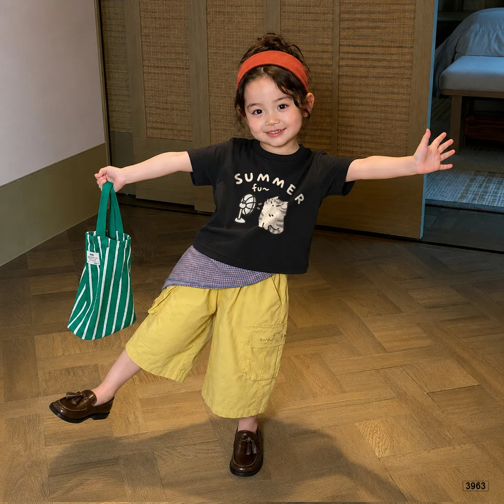 Áo thun cho bé Summer Cat đáng yêu Kado 3963_thumbnail_3