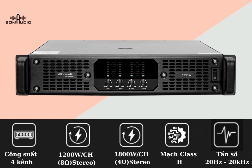 Đánh giá chất lượng cục đẩy công suất DBAcoustic PH412
