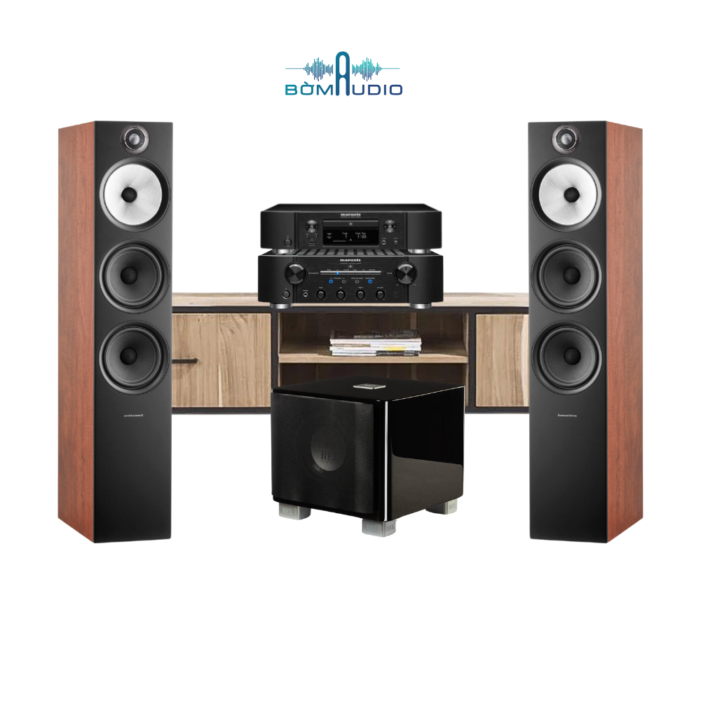 Combo Amply Nghe Nhạc MARZANT PM 8006 + Đầu CD Kiêm DAC MARZANT ND 8006 + Loa Cột B&W 603 S2 + Loa Subwoofer Điện REL T7X