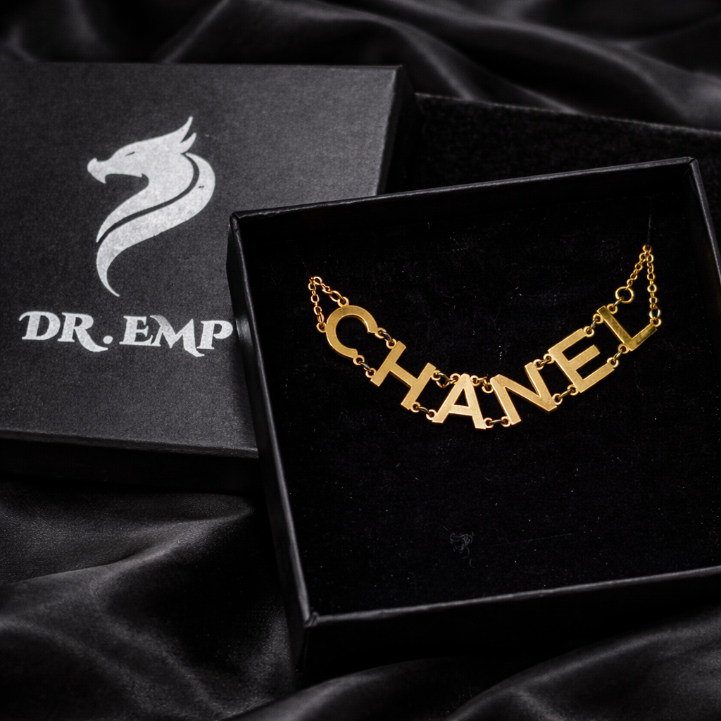 vòng tay titan vàng xích chữ CHANEL_thumbnail_2