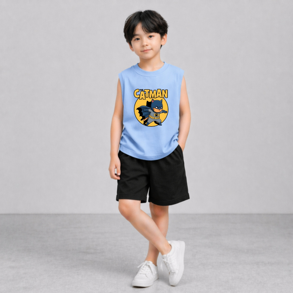 Set bộ ba lỗ bé trai hình CATMAN - Quần áo bé trai Loza Kids BL658_thumbnail_8