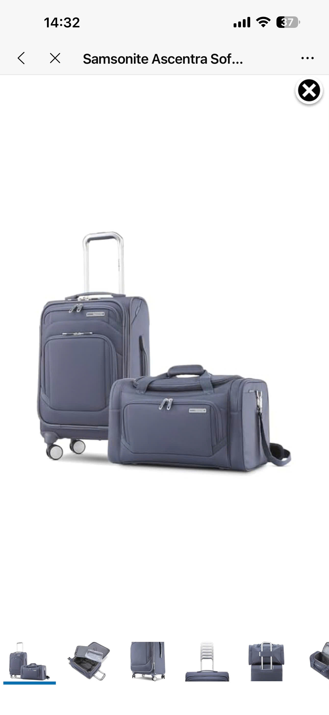 Samsonite Túi Trống Ascentra