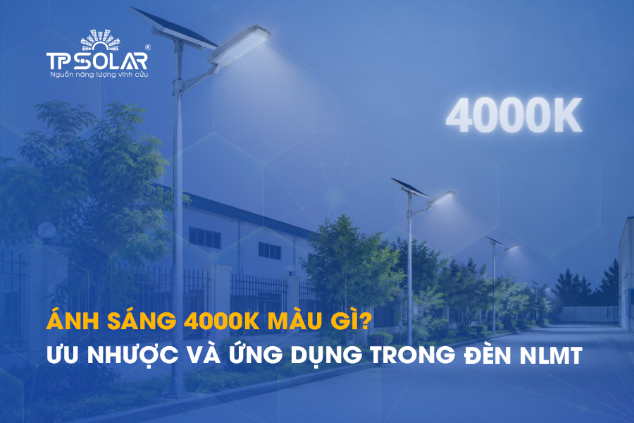 Ánh sáng 4000K màu gì? Ưu nhược điểm và ứng dụng thực tế trong đèn NLMT