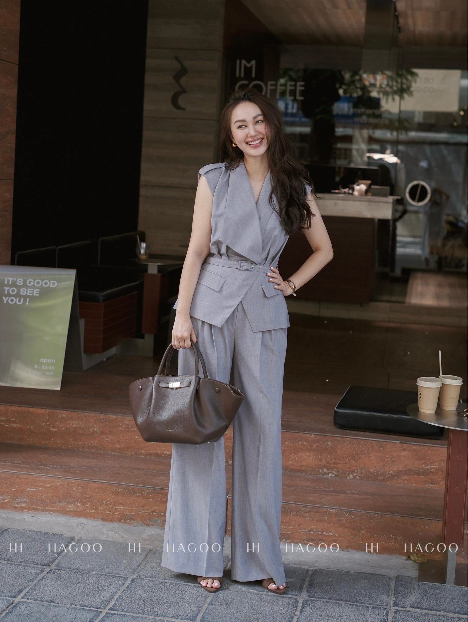 Áo tay chờm cổ liền đai eo_thumbnail_2