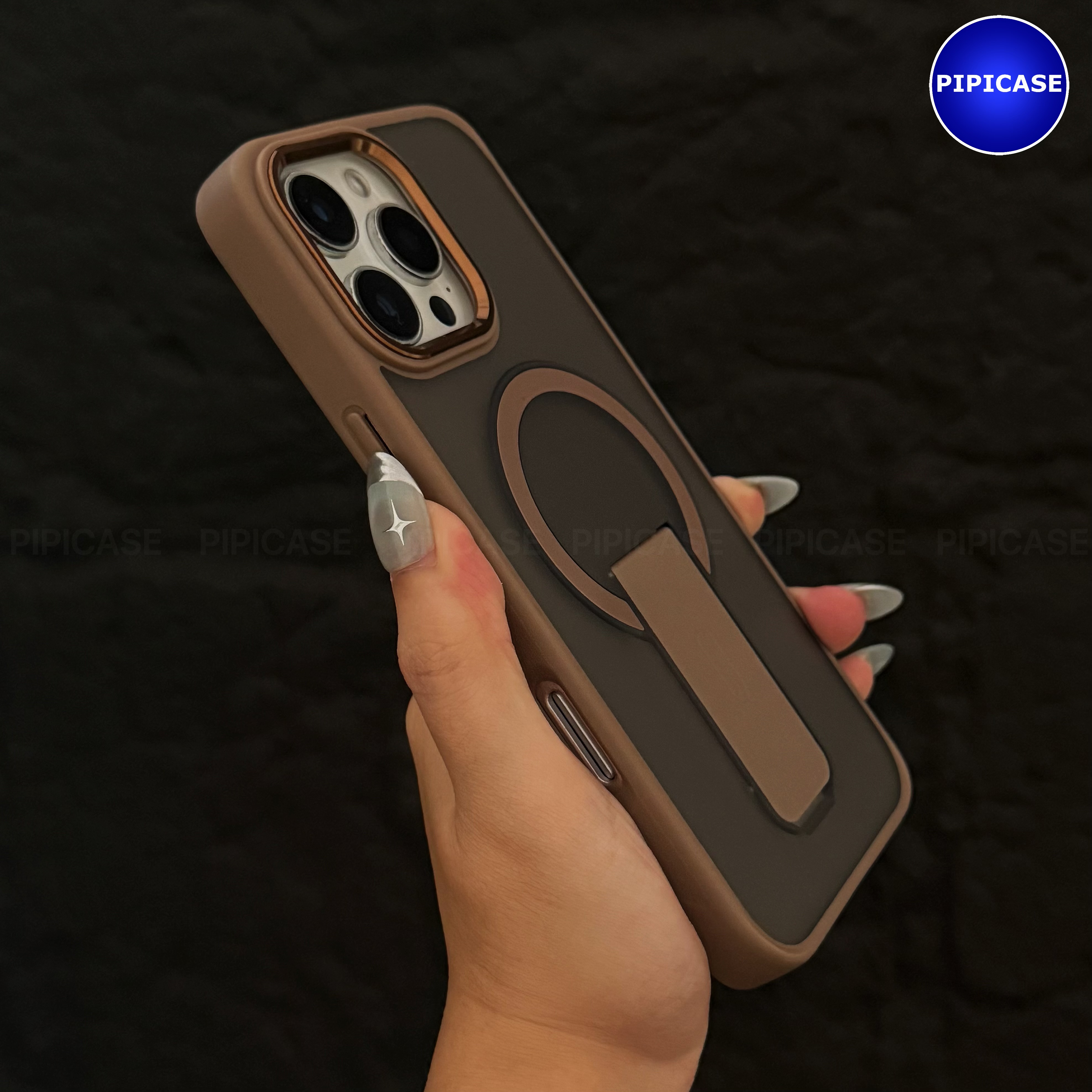 Ốp Lưng iPhone 16 Pro Max - Quin - Nâu_thumbnail_4