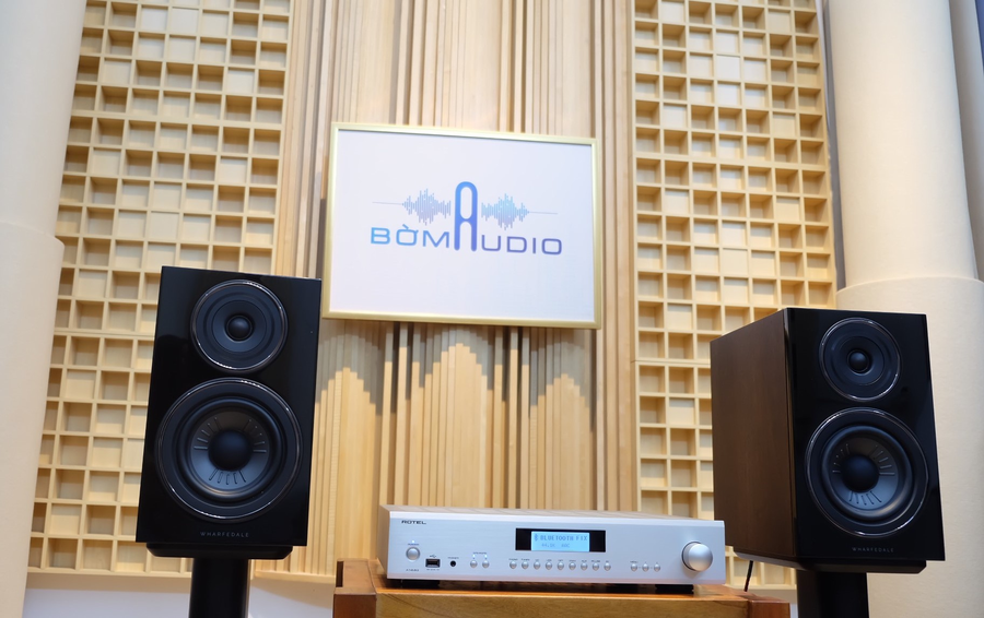Hình ảnh chụp thực tế Combo Amply Rotel A14 MKII + Wharfedale Diamond 12.2 - B23 tại Bờm Audio