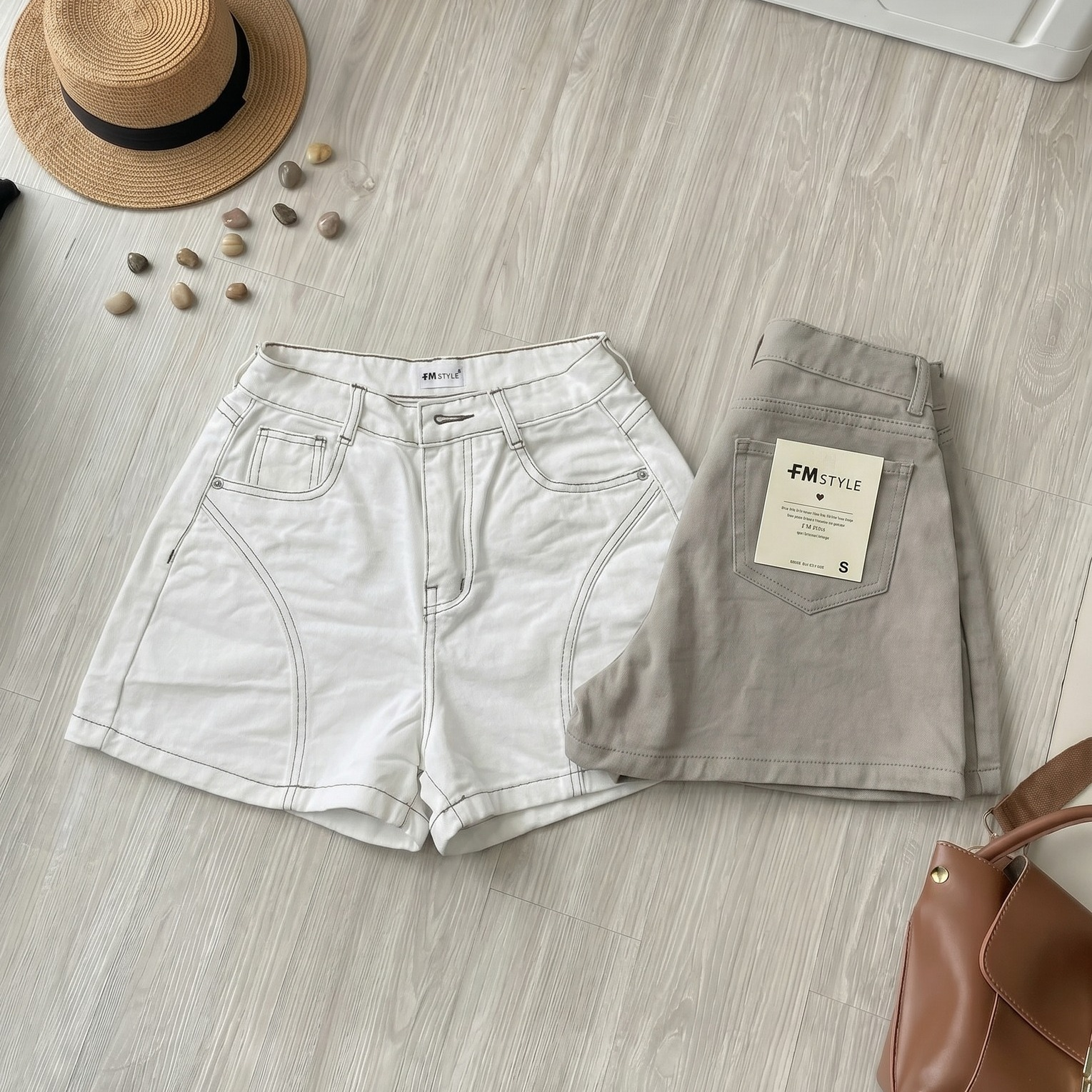 Short Jeans Nữ Ngắn chỉ nổi NT.3256HJ (C) (9990)_thumbnail_0