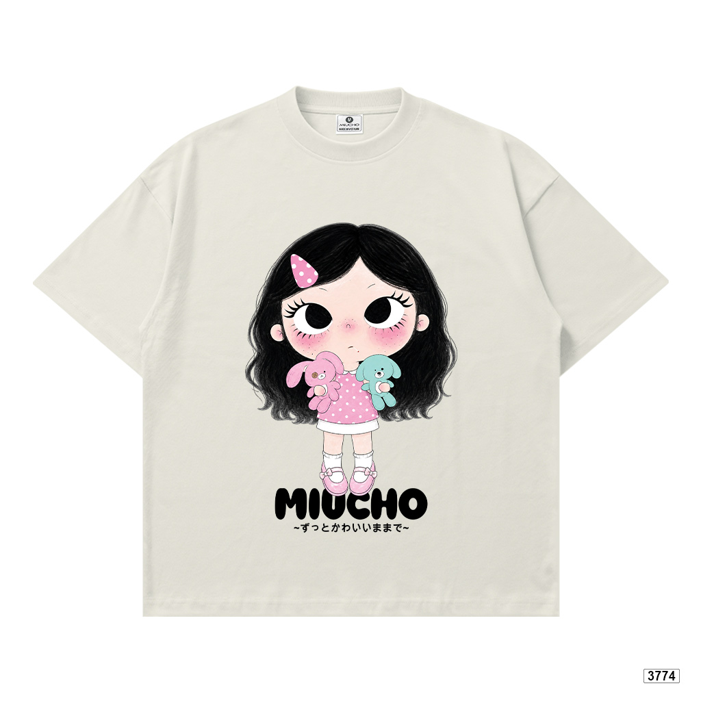 Áo thun boxy Cute Doll Chibi hot trend phong cách Hàn Quốc Miucho 3774_thumbnail_10
