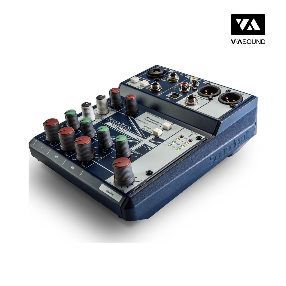 Bàn Mixer SOUNDCRAFT NOTEPAD 5FX