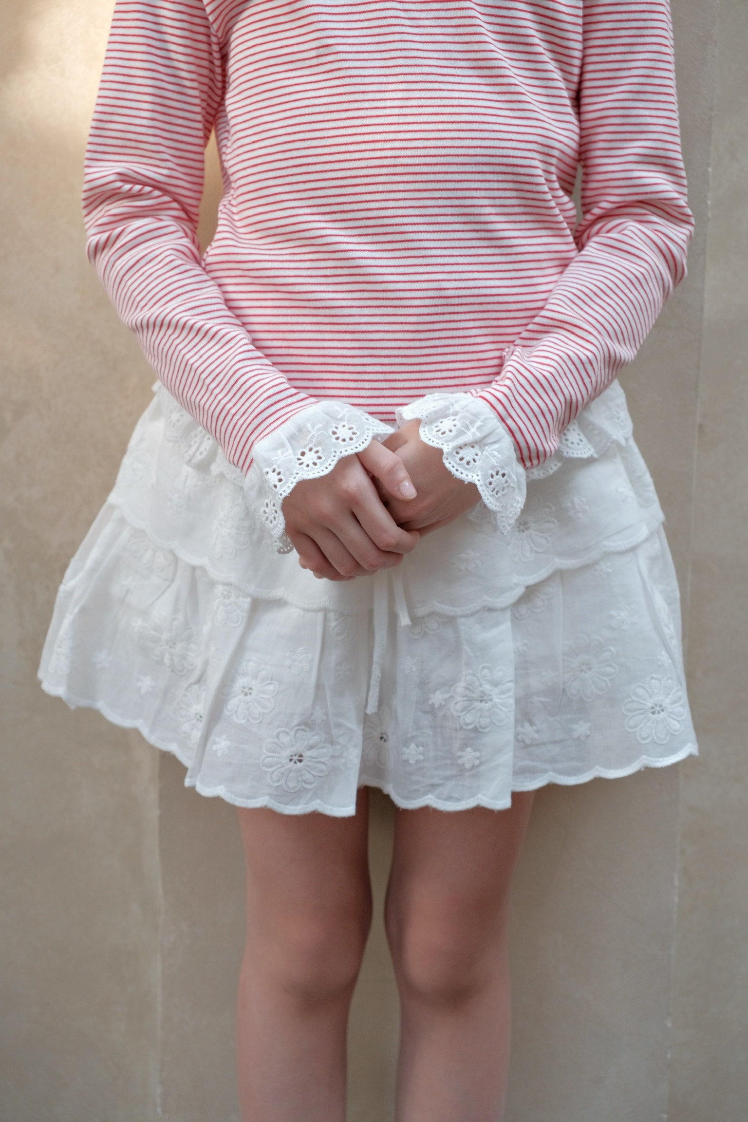 White Flower Skirt
