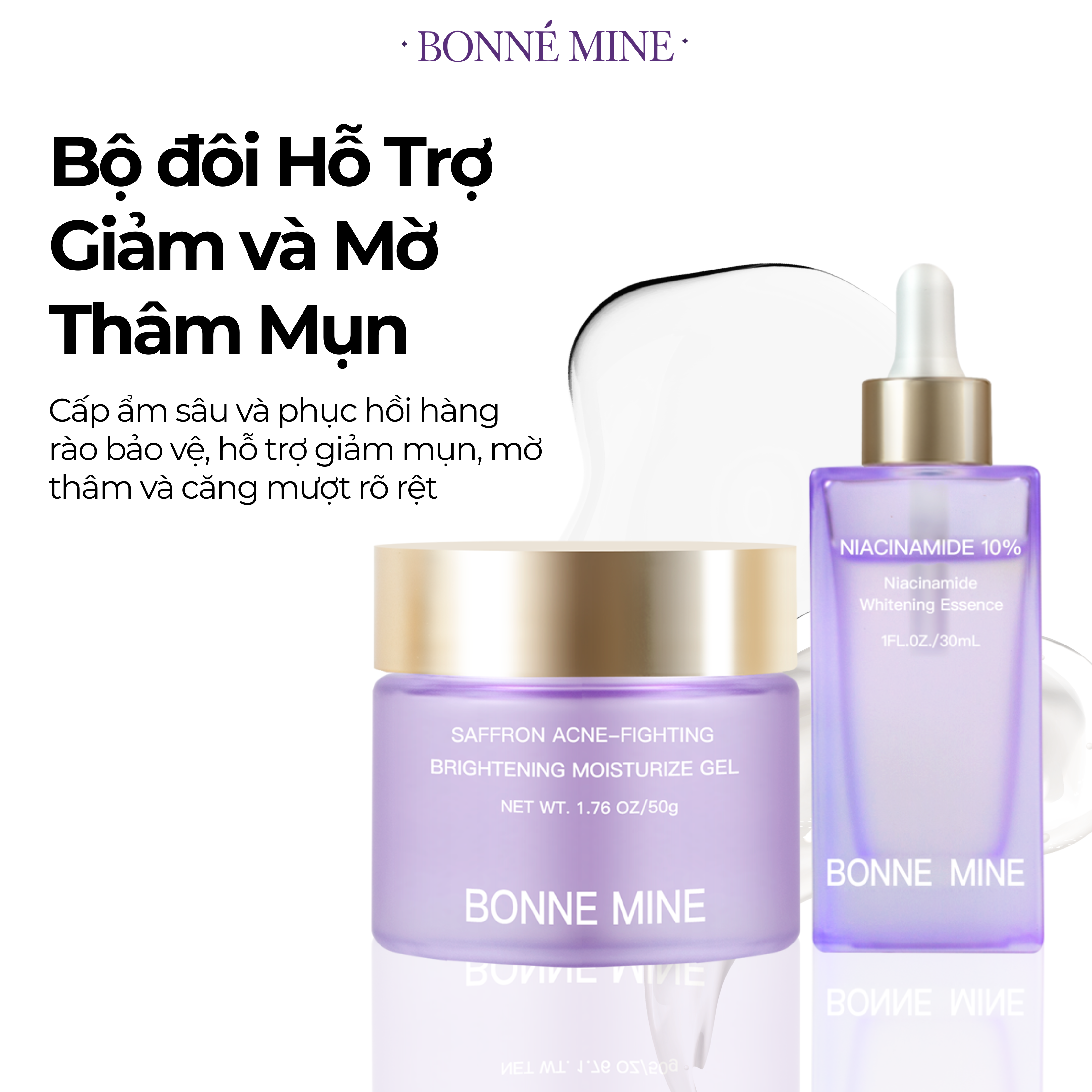 COMBO HỖ TRỢ LÀM MỜ THÂM MỤN