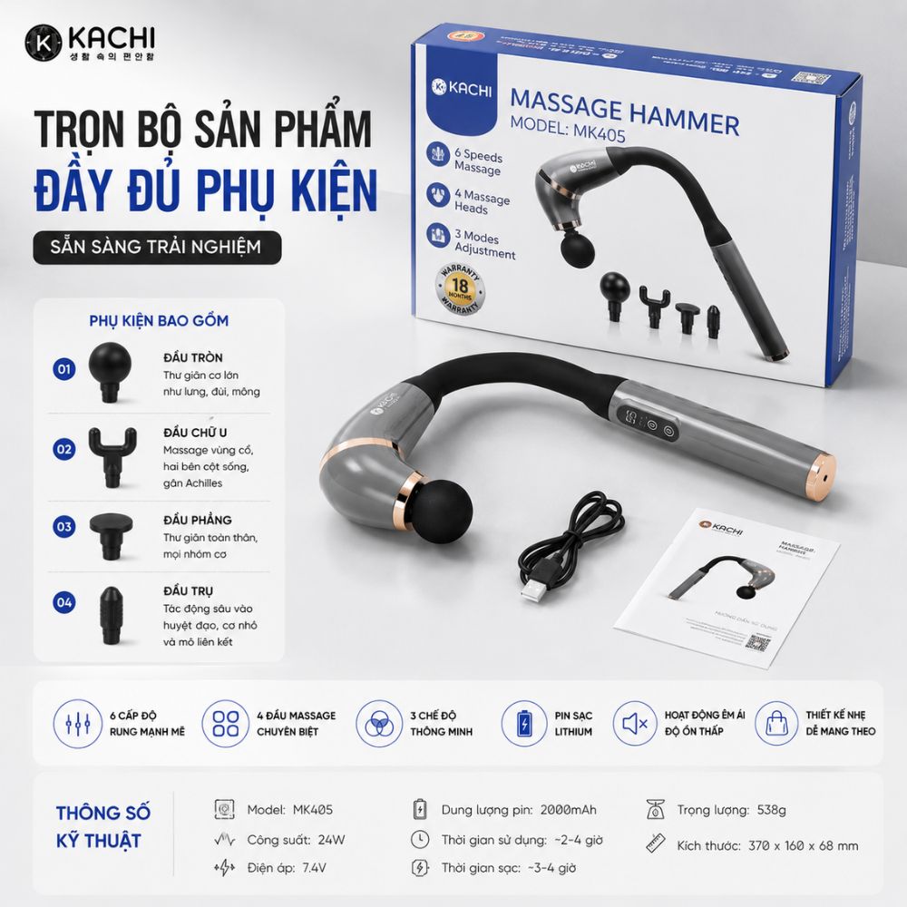 Máy massage dạng búa Kachi MK405_thumbnail_8
