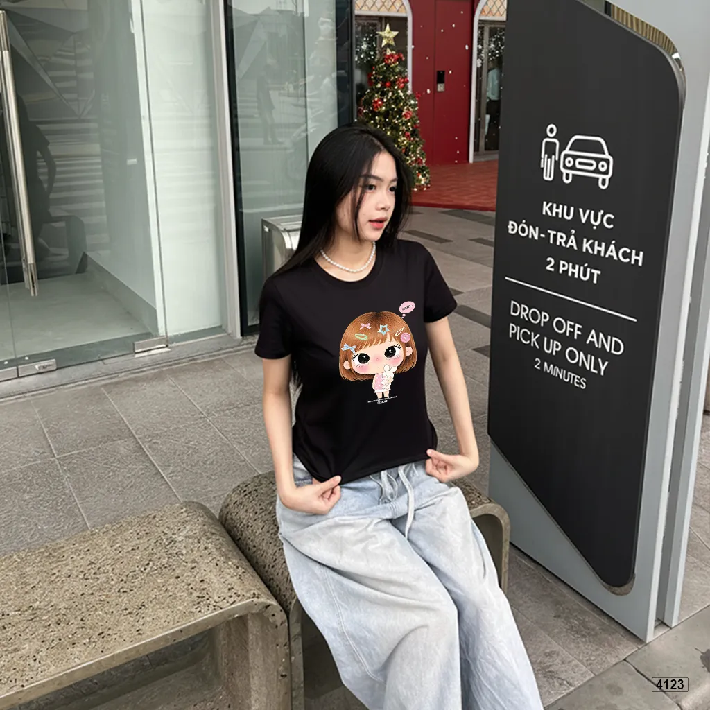 Áo thun nữ form babytee hoạt hình chibi đáng yêu Miucho 4123_thumbnail_5