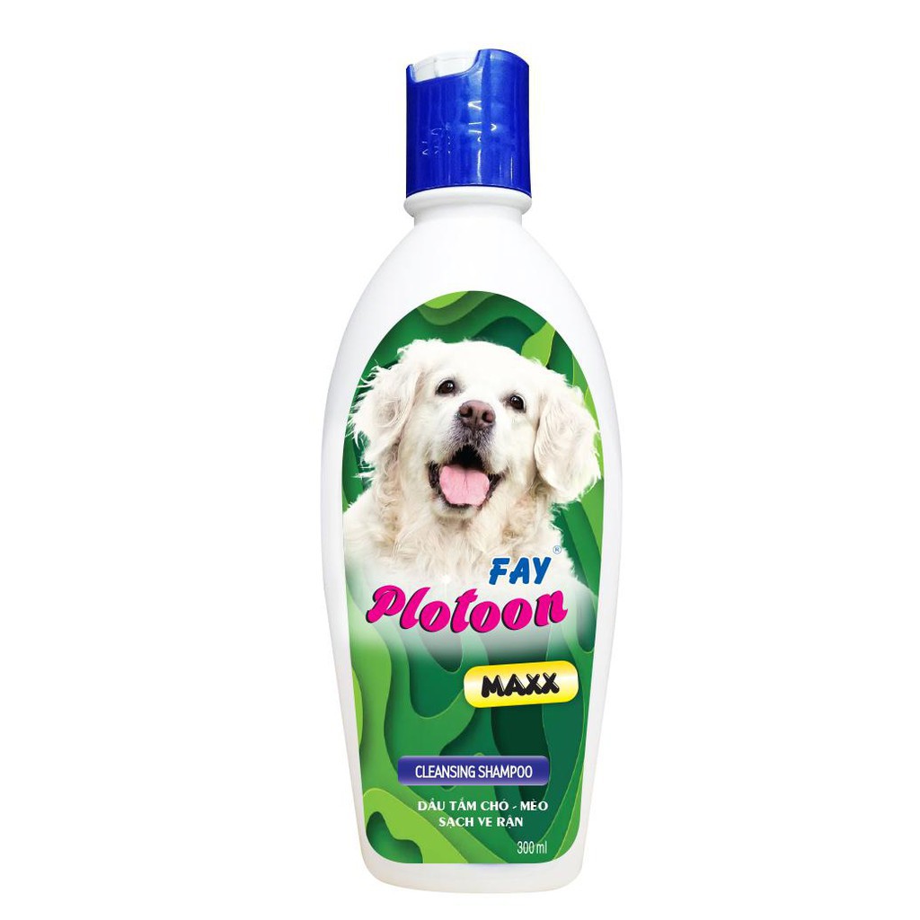 Sữa tắm Fay Plotoon Maxx 300ML cho chó mèo – Sạch thơm, dưỡng lông mềm mượt