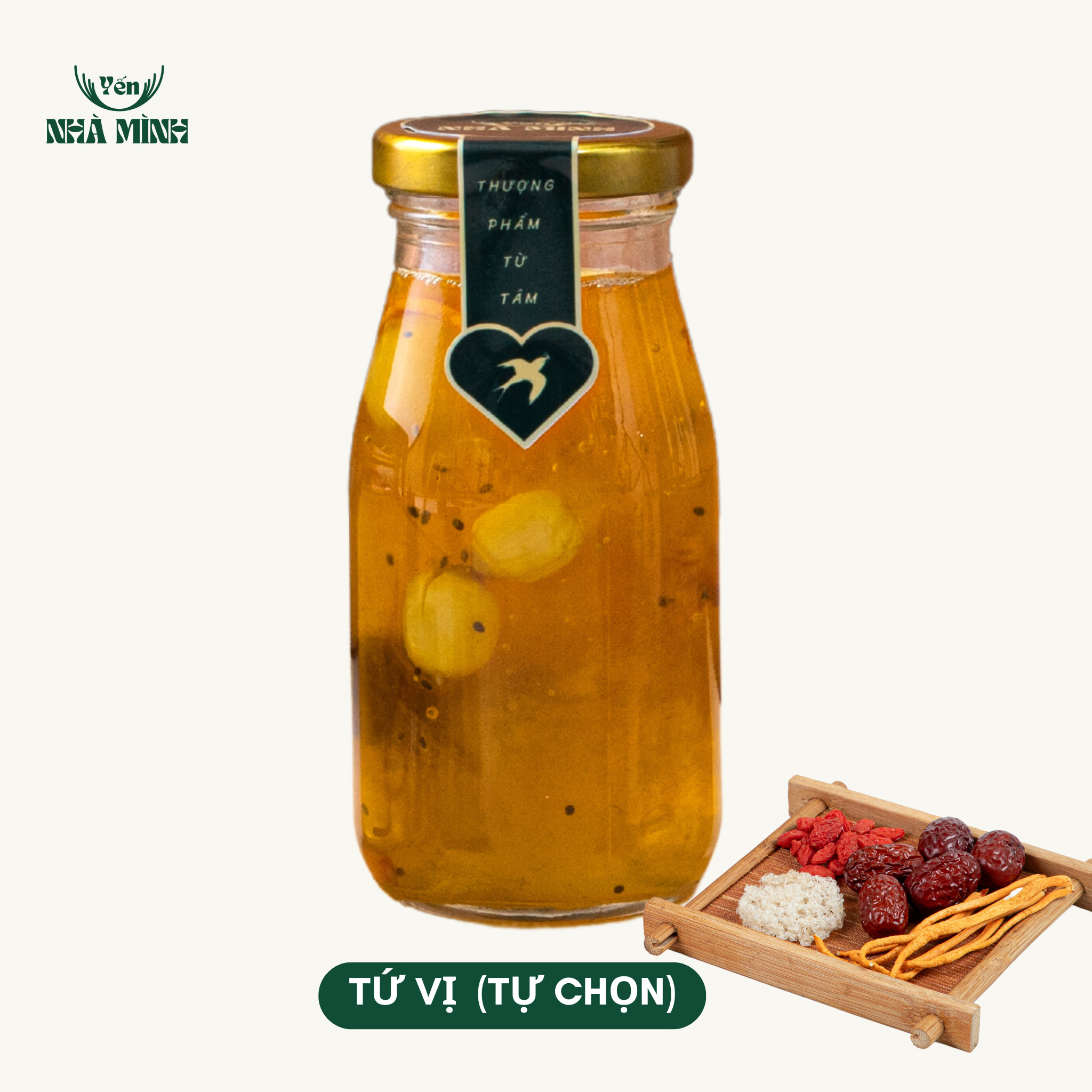 Yến Chưng Tươi Tứ Vị (Tự chọn 4 vị) - Bồi Bổ Toàn Diện - Note Vị Ở Ghi Chú
