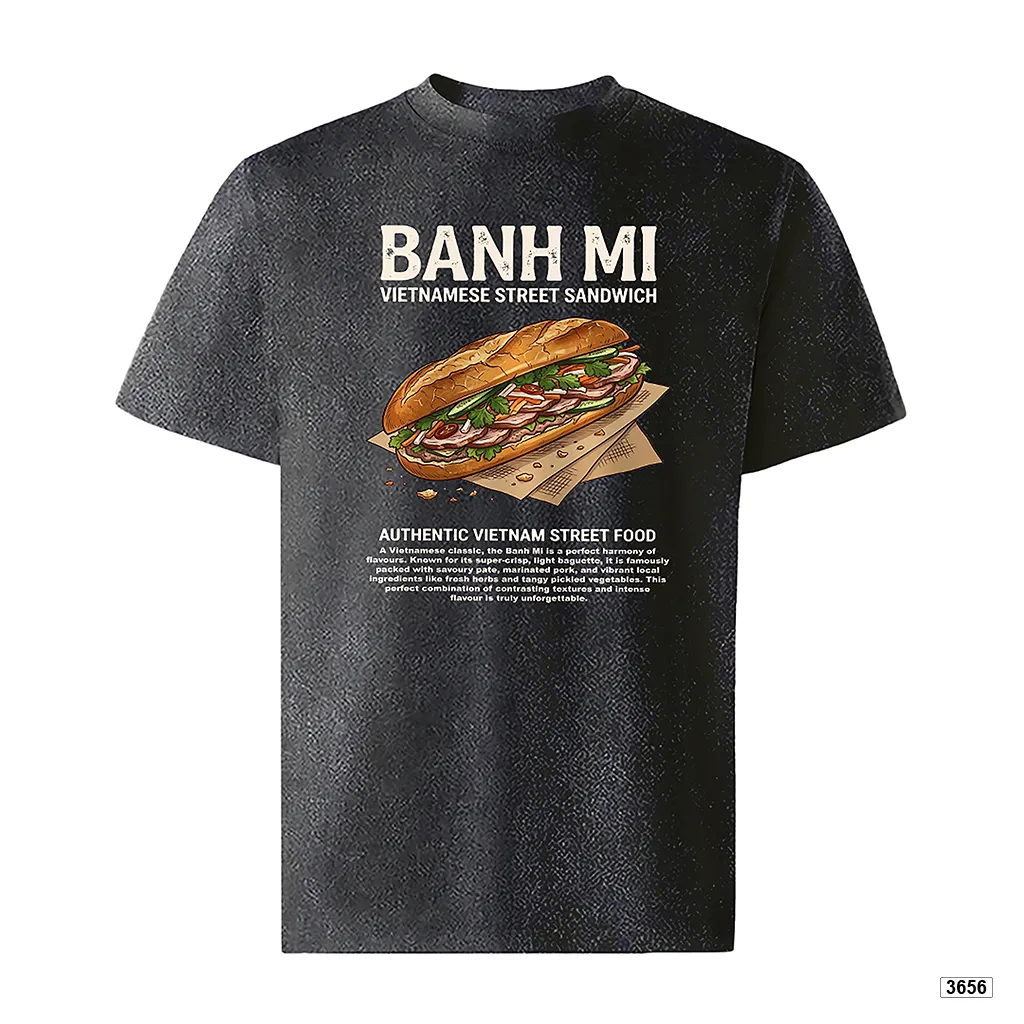 Áo thun nam oversize Street food style Banh M TeePrint_thumbnail_0