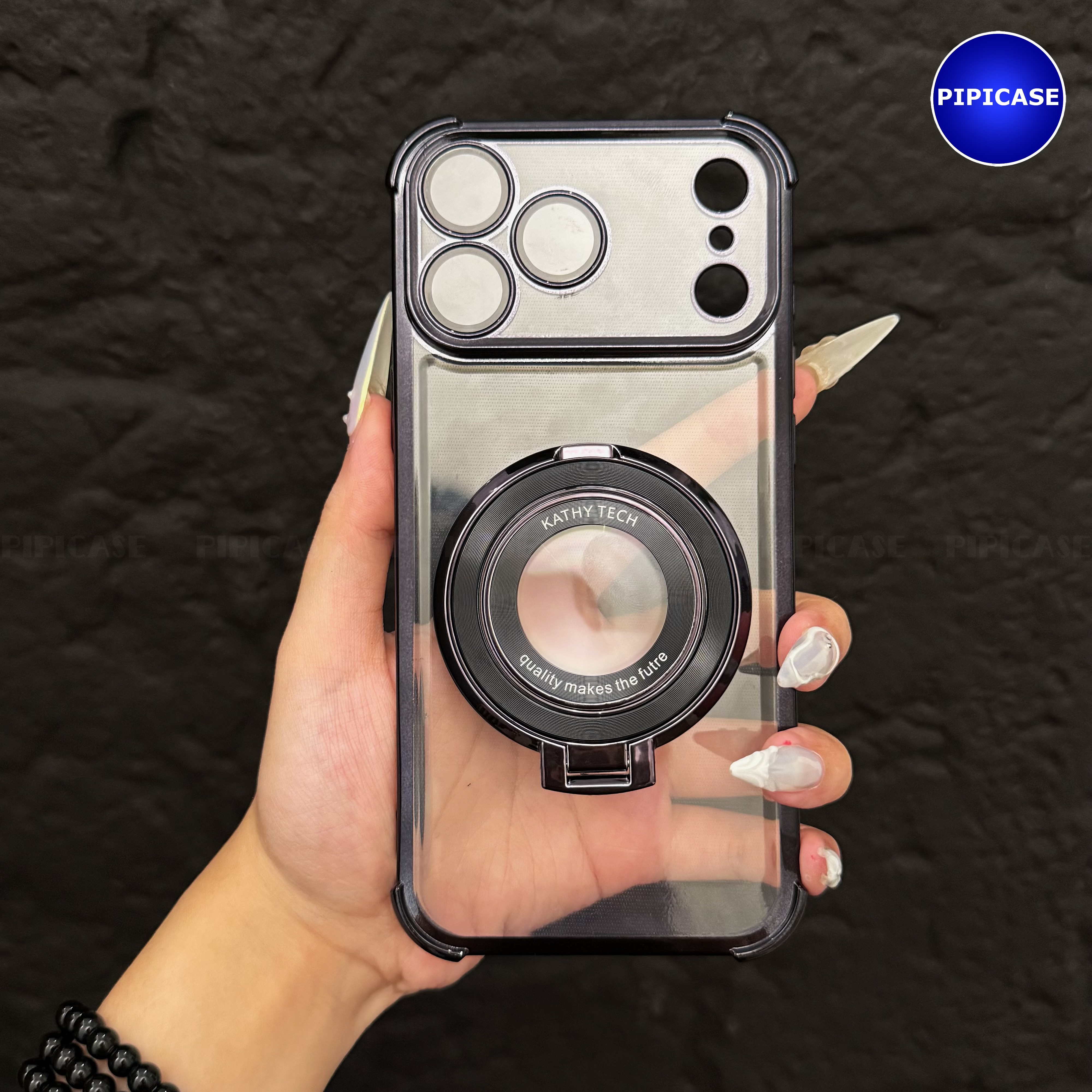 Ốp Lưng iPhone 17 Pro - Ven - Đen_thumbnail_2