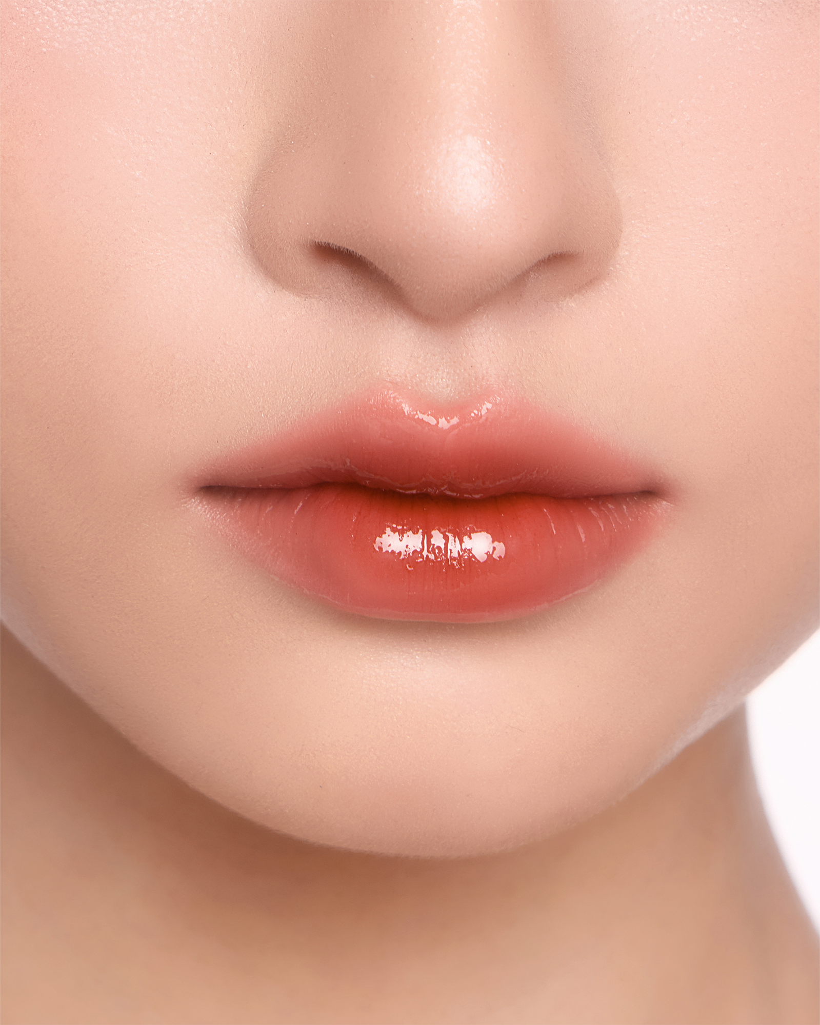 G07 Peace - Son bóng màu hồng đào Trendy Beauty Lip Gloss Silver Shot