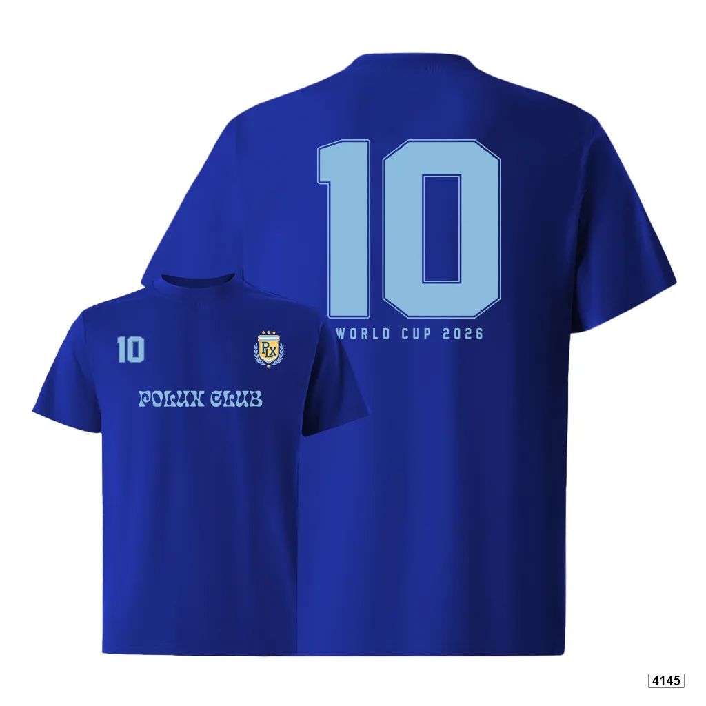 Áo thun nam form rộng phong cách varsity số 10 cổ điển Polux Club 4145_thumbnail_15