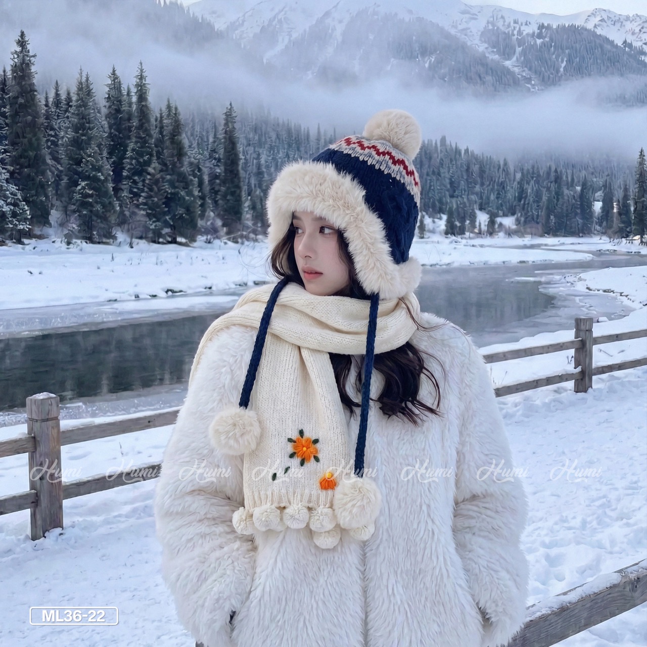 MŨ LEN VÀNH LÔNG (ML36-22 Xanh đen)_thumbnail_1