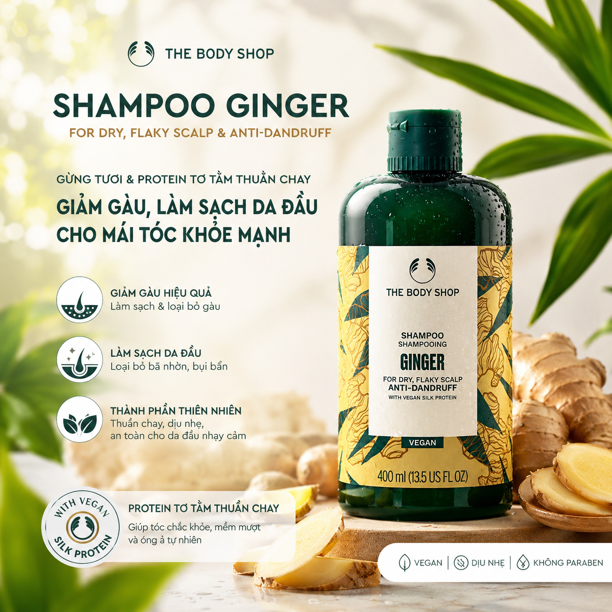 Dầu Gội Gừng The Body Shop