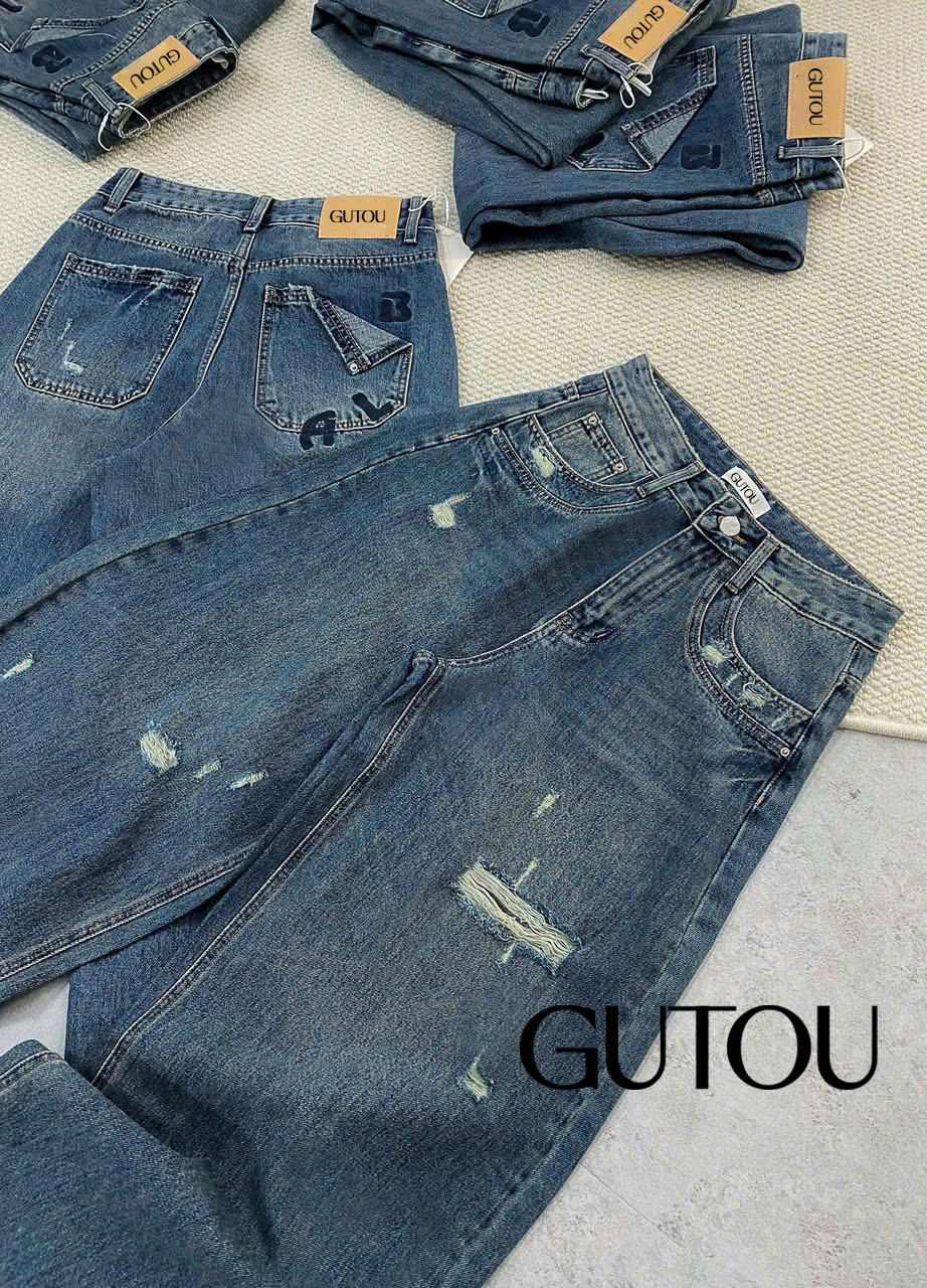 [ GUTOU ] Quần Jean Baggy Klyra_thumbnail_3