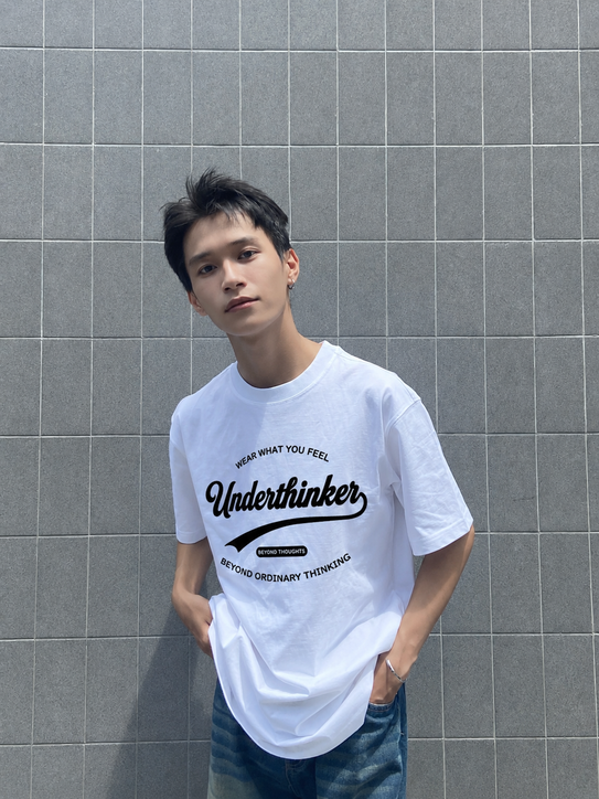 Áo thun cotton UNISEX WEAR WHAT THE FEEL Underthinker_thumbnail_1