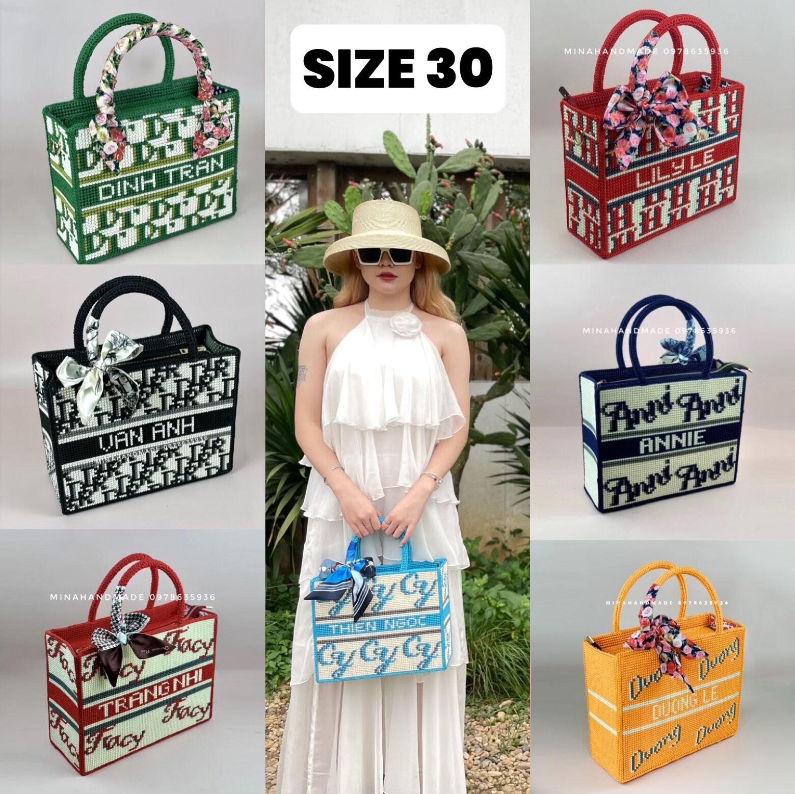 Túi Tote Handmade họa tiết Trơn_thumbnail_39
