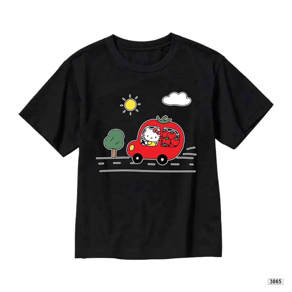 Áo thun bé gái form rộng Kittie Tomato Kado 3865_thumbnail_8