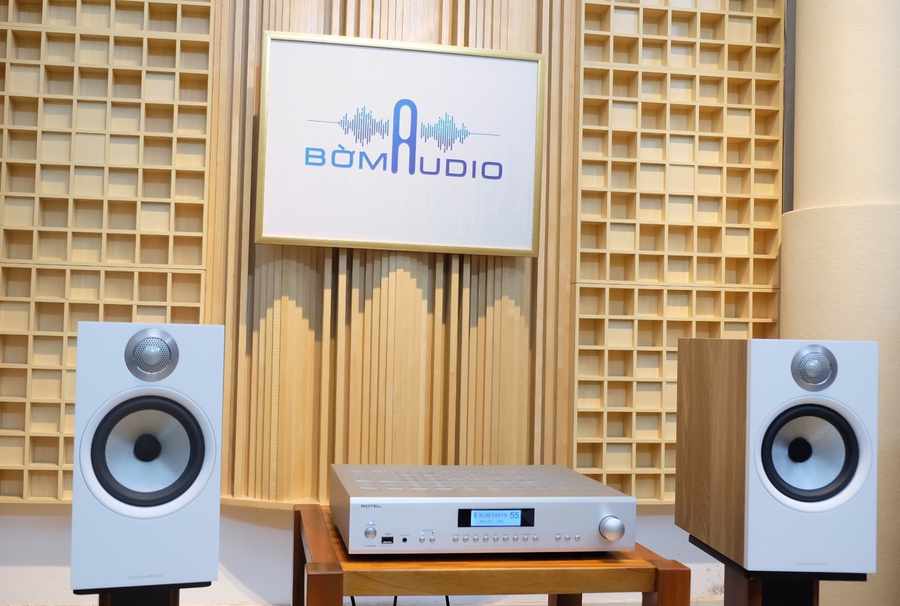 Hình ảnh chụp thực tế Combo Amply Rotel A12 MKII + Loa B&W 606 S2 “Anniversary Edition” - B6 tại Bờm Audio