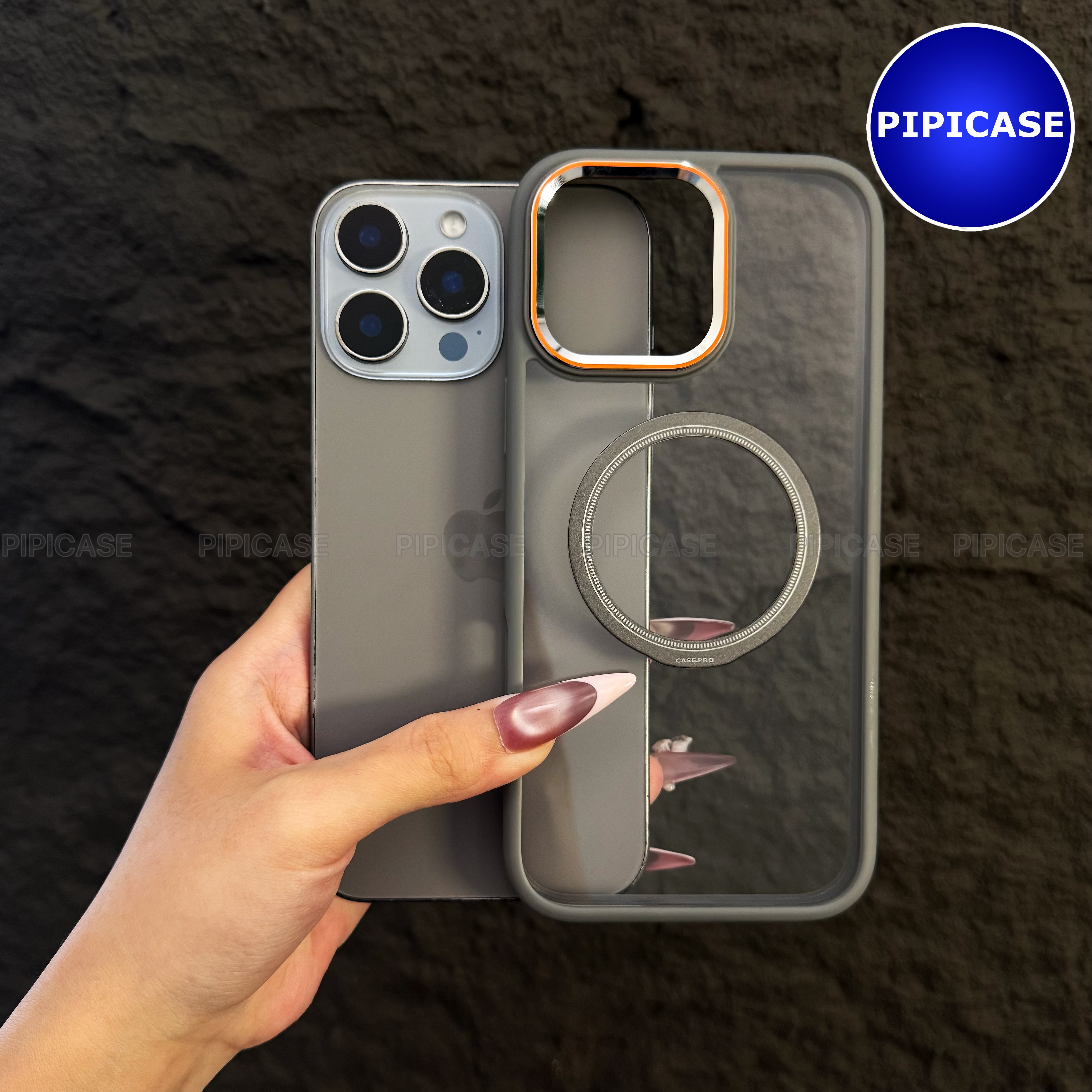 Ốp Lưng iPhone 16 Pro Max - Wigu - Xám_thumbnail_2