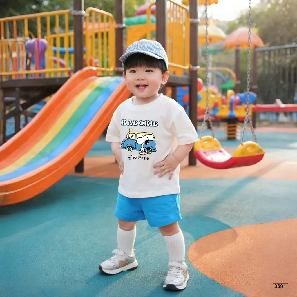 Áo thun trẻ em chất thoáng mát BST Snoopii đáng yêu Kado 3691_thumbnail_5