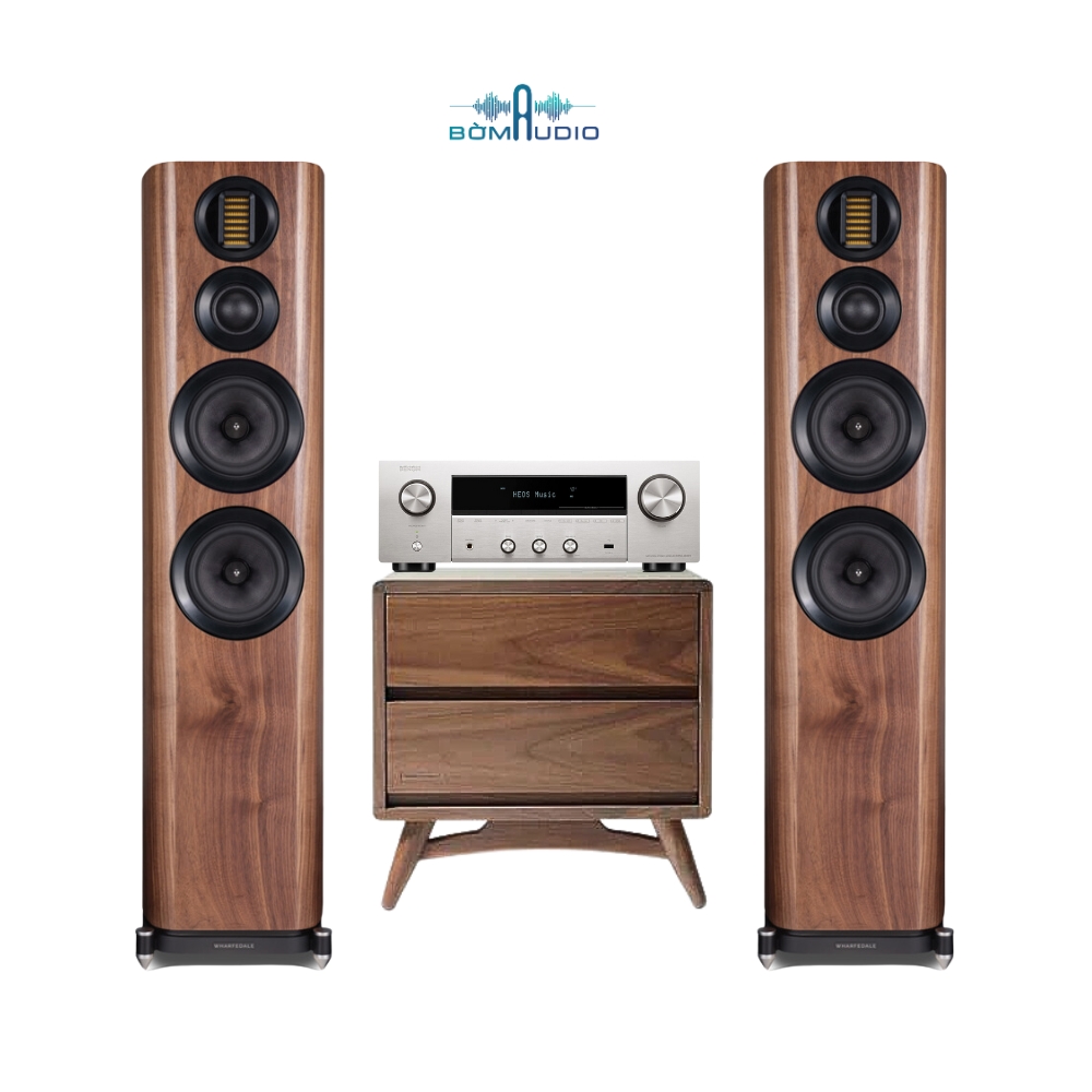 COMBO AMPLY DENON DRA-900H + LOA CỘT WHARFEDALE EVO 4.4  - B291
