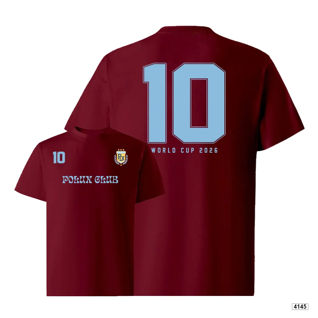 Áo thun nam form rộng phong cách varsity số 10 cổ điển Polux Club 4145_thumbnail_17