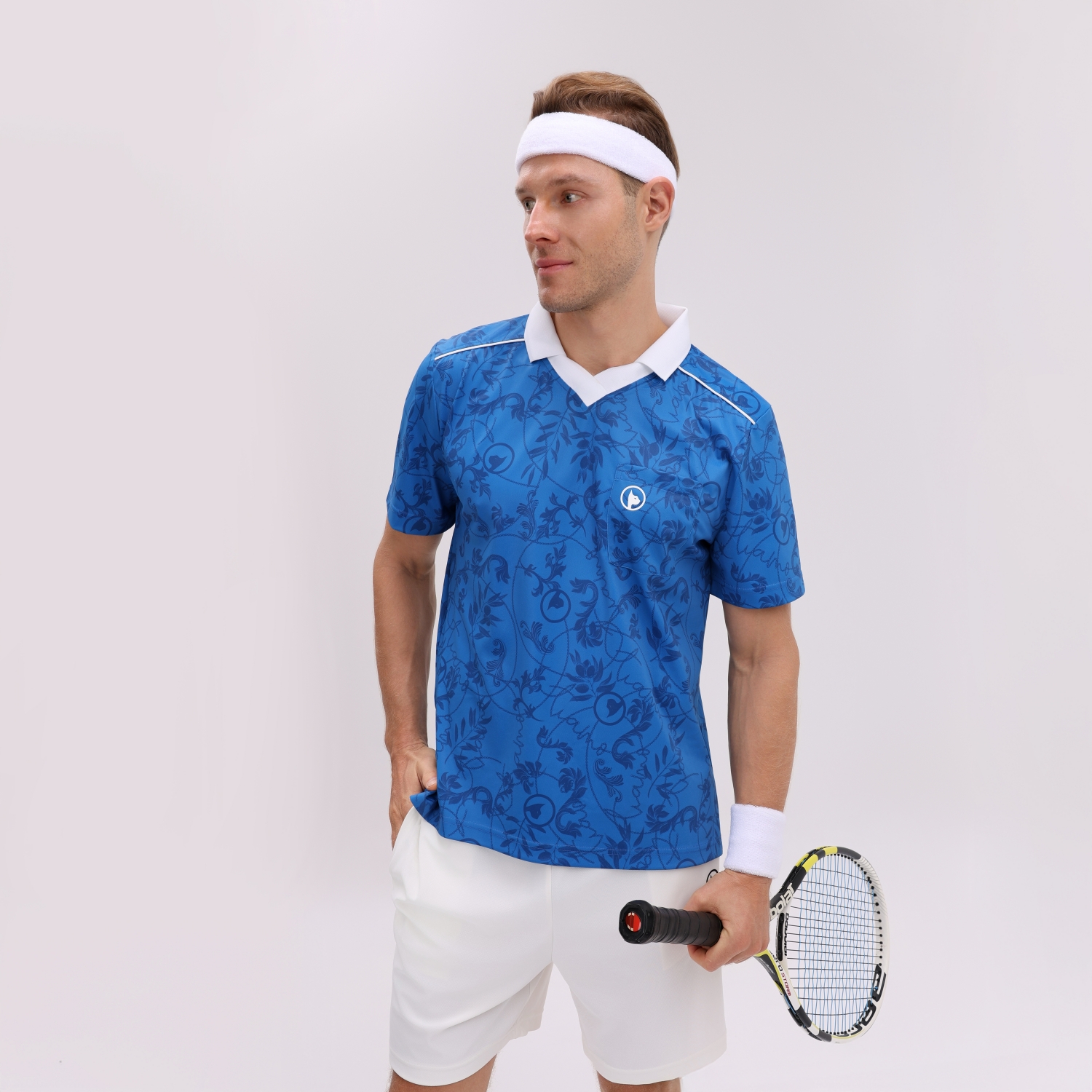 Áo Polo Nam Hoạ Tiết Baroque Xanh Navy_thumbnail_11