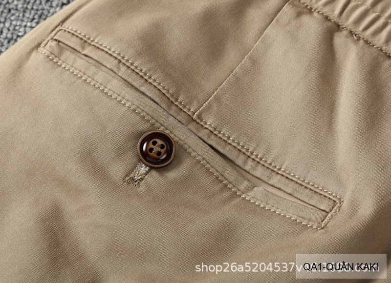 QA1 - Quần short nam ống rộng co giãn, chất cotton thoáng mát, phong cách Nhật Bản mùa hè_thumbnail_24
