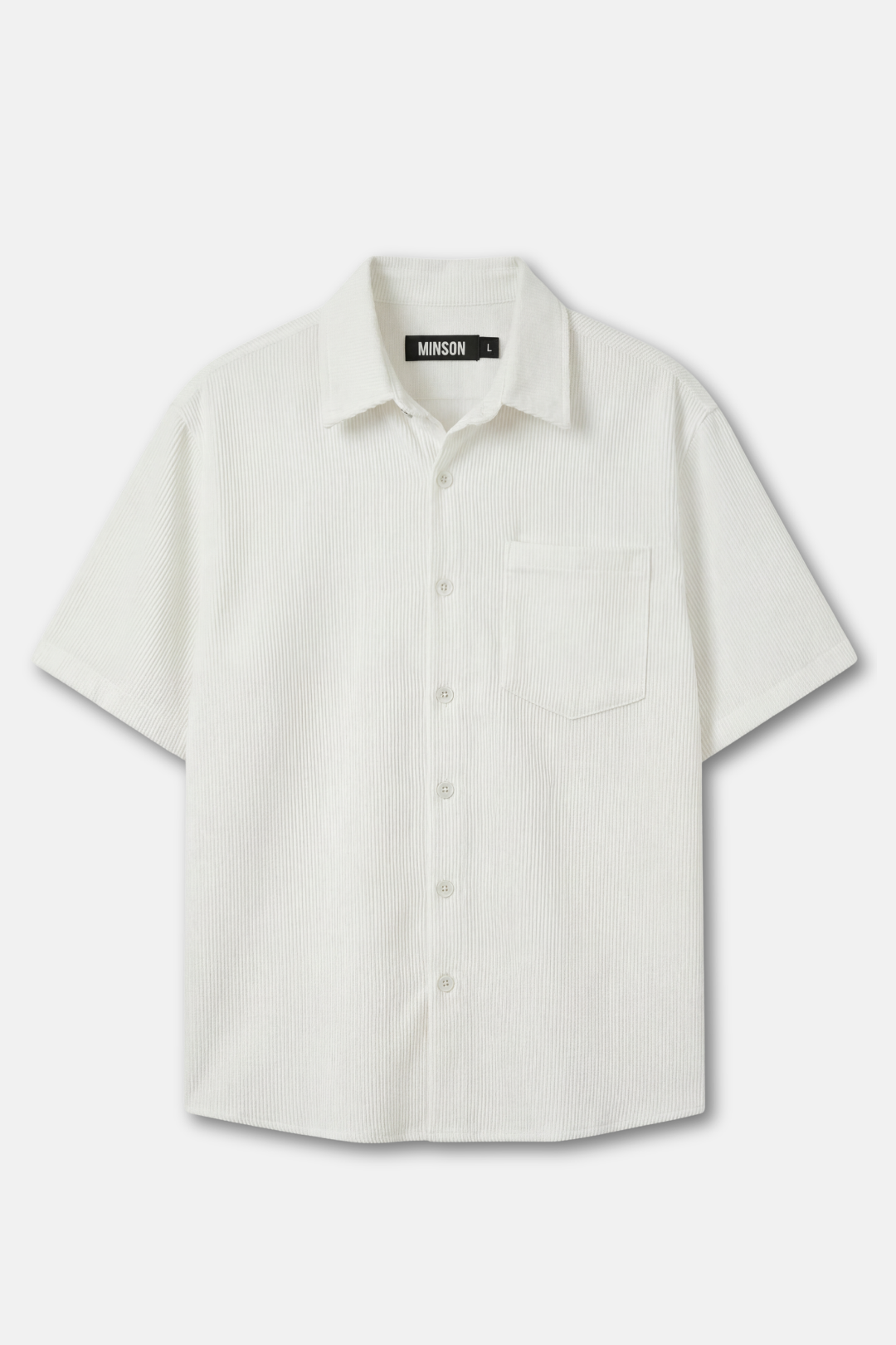 CORDUROY SHIRT - WHITE