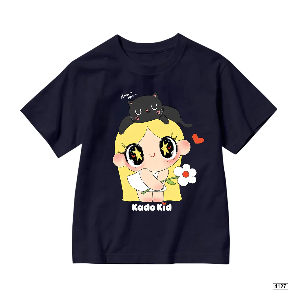 Áo thun bé gái Chibi Cat đáng yêu Kado 4127_thumbnail_12