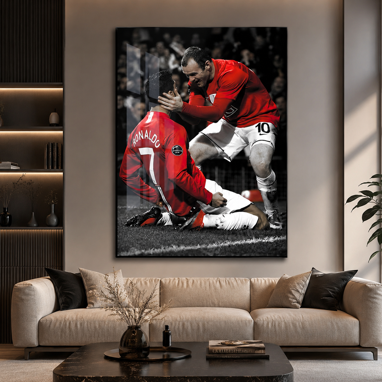 Cristiano Ronaldo & Wayne Rooney - Manchester United Brotherhood Celebration — FTB-MUN-774