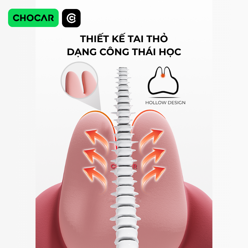 Gối Tựa Ô Tô Tai thỏ_thumbnail_3