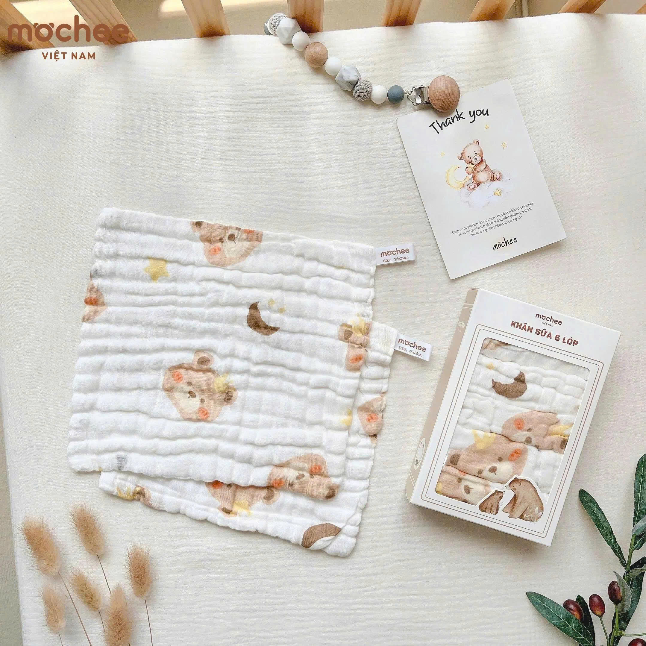 Set 5 khăn sữa xô 6 lớp Mochee_thumbnail_10