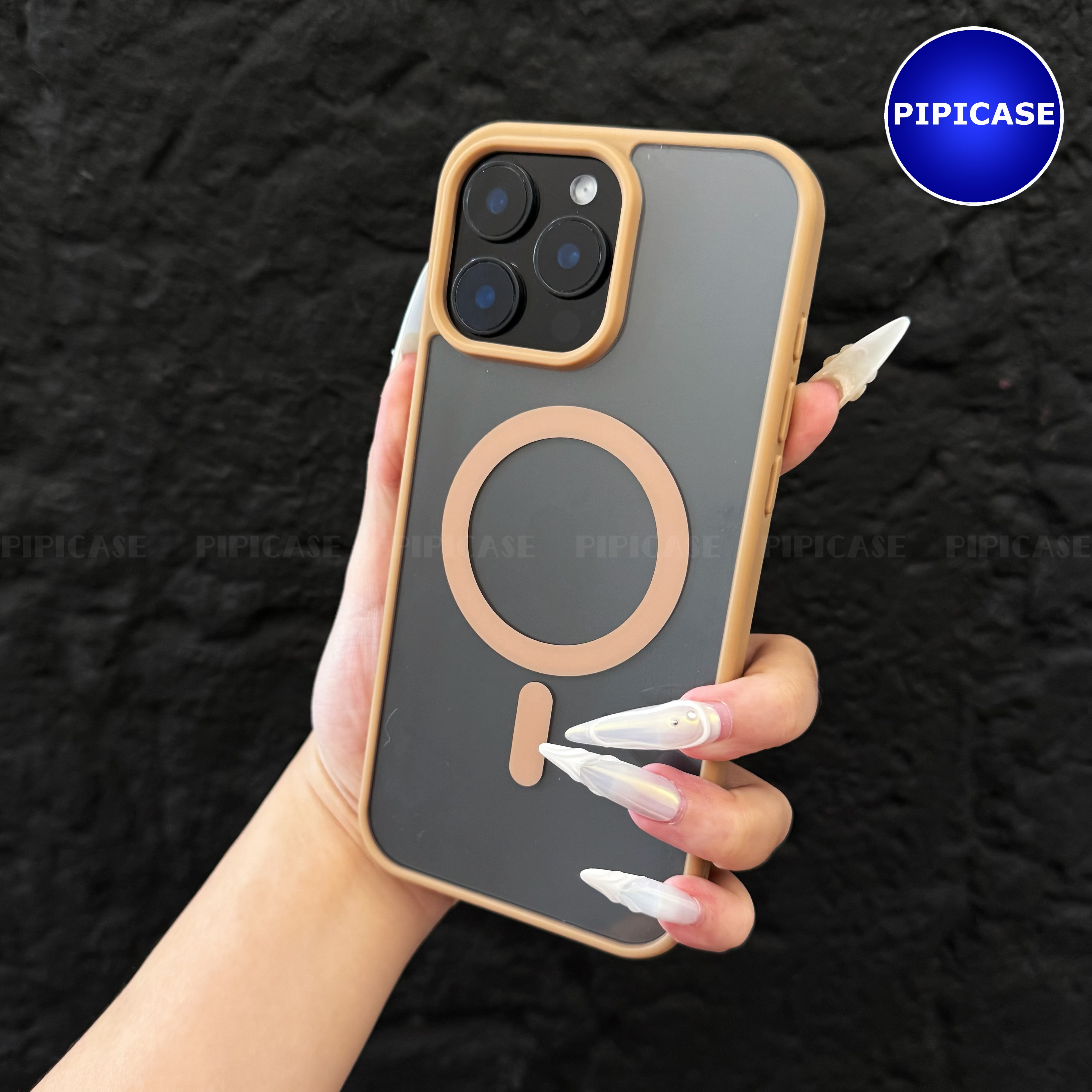 Ốp Lưng iPhone 16 Pro - Chic - Nâu Nhạt_thumbnail_7