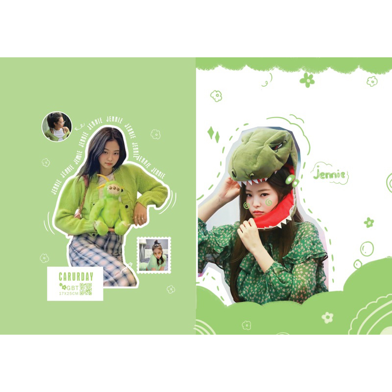 Giấy bao tập BLACKPINK (Jisoo, Jennie, Rosé, Lisa) - Giấy bóng dày chất lượng, hình in rõ nét, màu sắc tươi tắn_thumbnail_2