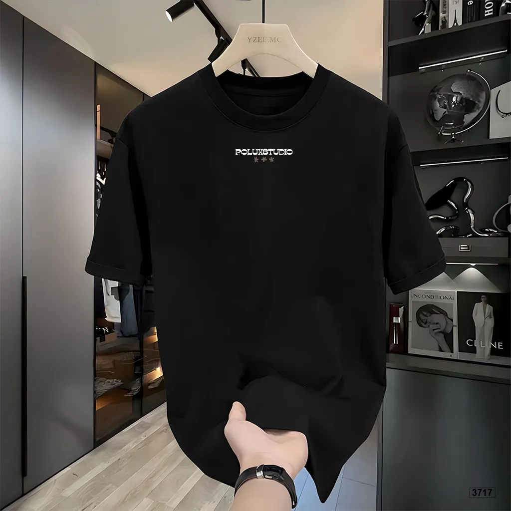 Áo thun nam form rộng streetwear style Polux 3717